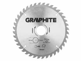 Tarcza do pilarki, widiowa, 185 x 30 mm, 40 zębów GRAPHITE