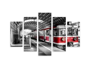 Zdjęcie: Obraz Multicanvas-100x150 cm St184 Pociąg STYLER