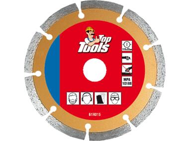 Zdjęcie: Tarcza diamentowa 115mm segmentowa  TOP TOOLS