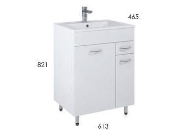 Zdjęcie: Zestaw szafka z umywalka Agawa 60 cm ELITA
