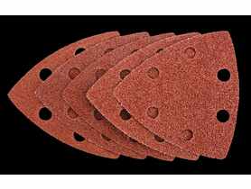 Papiery szlifierskie z rzepem, 83 x 83 x 83 mm (K60x2, K80x2, K100x1) 5 sztuk GRAPHITE