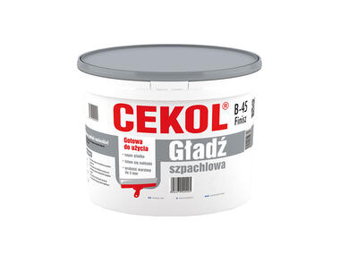 Zdjęcie: Gładź szpachlowa Finisz B-45, 6 kg CEKOL