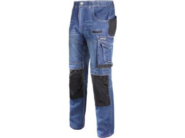 Zdjęcie: Spodnie jeansowe niebieskie stretch ze wzmocnieniem XL LAHTI PRO