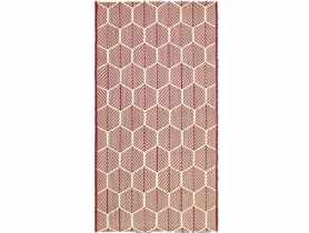 Dywan negros 120x170 cm plastry miodu czerwono-czarny INDAVO