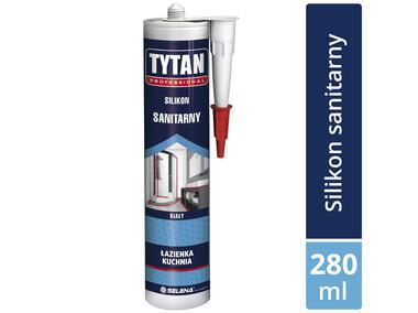 Zdjęcie: Silikon sanitarny biały 280 ml TYTAN PROFESSIONAL