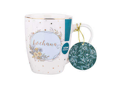 Zdjęcie: Kubek baryłka Romantic Nature nbc 300 ml, dekoracja Blue ALTOMDESIGN