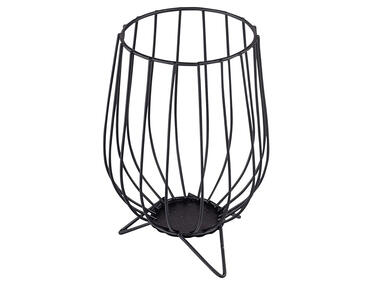 Zdjęcie: Świecznik metalowy na nóżkach 11x11x16 cm (Au) ALTOMDESIGN