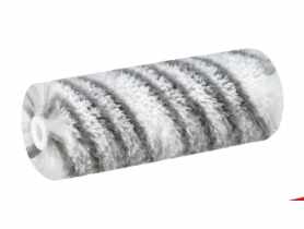 Rolka 10 cm PET 12 mm , szaro-żółty pasek, rączka 27 cm COLOR EXPERT
