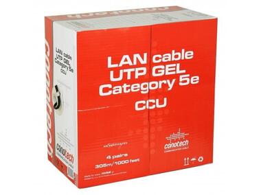 Zdjęcie: Kabel komputerowy skrętka UTP CAT 5E + żel KAB0110 - 305 m BODEX