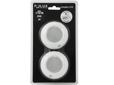 Zdjęcie: Lampka podszafkowa LED 2x12 lm on/off 6xAAA POLUX