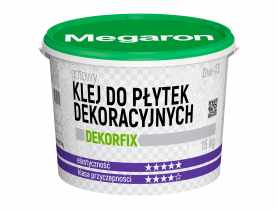 Klej do płytek dekoracyjnych Dekorfix 15 kg gotowy MEGARON