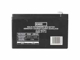 Akumulator AGM 12V 9Ah faston 6,3 EMOS