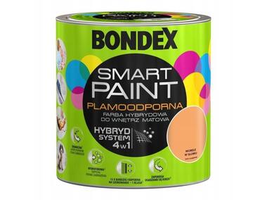 Zdjęcie: Farba plamoodporna morele w słoiku 2,5 L BONDEX SMART PAINT