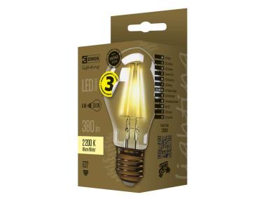 Zdjęcie: Żarówka LED Vintage A60, E27, 4,3 W (35 W), 400 lm, ciepła biel EMOS