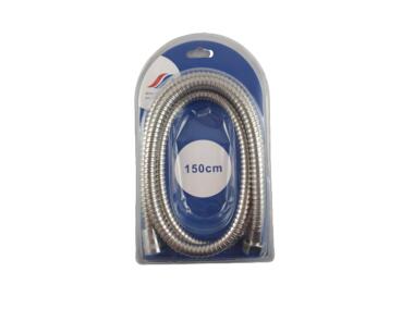 Zdjęcie: Wąż prysznicowy Lux chrom podwójny oplot conic - 150cm WADEP