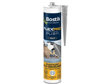 Zdjęcie: Klej uszczelniacz Flexpro PU 811 grafit 300 ml BOSTIK