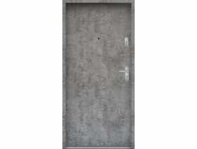 Drzwi wejściowe do mieszkań Bastion N-02 Beton srebrny 80 cm (NW) lewe ODR KR CENTER