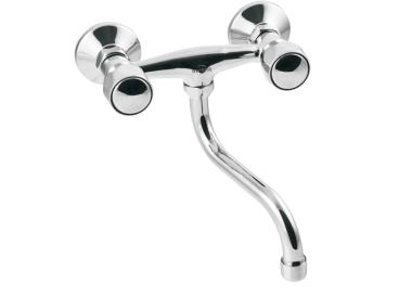 Zdjęcie: Bateria umywalkowo-zlewkozmywakowa Modena chrom, S 25 cm INVENA