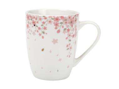 Zdjęcie: Kubek Cherry blossom 350 ml z porcelany New Bone DECOR