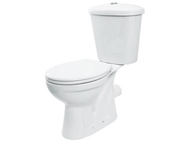 Zdjęcie: Miska WC kompakt - odpływ poziomy Funkia biały DEANTE
