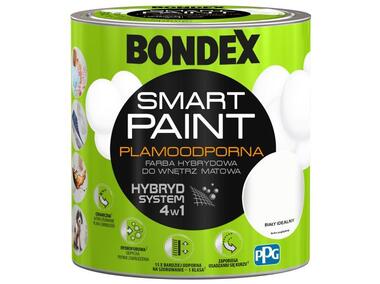 Zdjęcie: Farba plamoodporna biały idealny 4,5 L BONDEX SMART PAINT