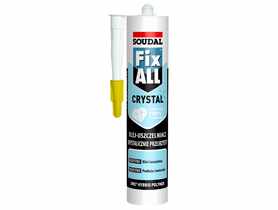 Klej uszczelniacz hybrydowy Fix All Crystal 290 ml bezbarwny SOUDAL