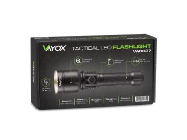 Zdjęcie: Latarka taktyczna XP-E LED 800 LM zoom VA0027 VAYOX