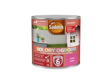 Zdjęcie: Farba do drewna Kolory ogrodu 0,25 L kwiat fuksji SADOLIN