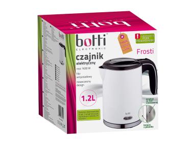 Zdjęcie: Czajnik elektryczny Frosti 1,2 L HHB1219 BIALY BOTTI
