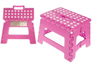 Zdjęcie: Taboret Alex, wysokość 22 cm, pink DECOR