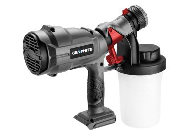 Zdjęcie: Pistolet natryskowy HVLP Energy+ 18V, Li-Ion, bez akumulatora GRAPHITE