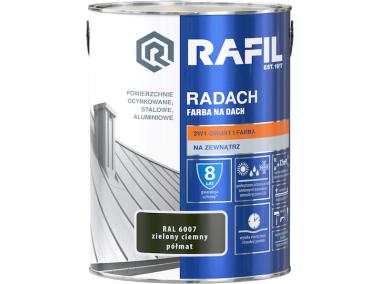 Zdjęcie: Farba na dach Radach zielony ciemny RAL6007 5L RAFIL
