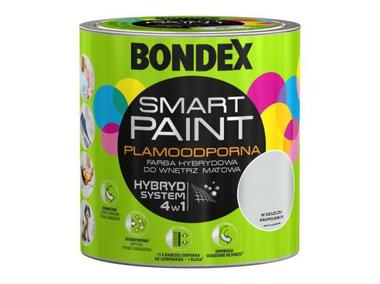 Zdjęcie: Farba plamoodporna w deszczu kropelkach 2,5 L BONDEX SMART PAINT