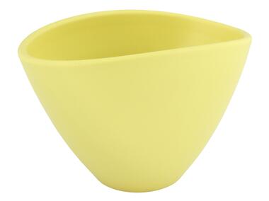 Zdjęcie: Osłonka doniczkowa  owalna 20 cm żółty mat CERMAX