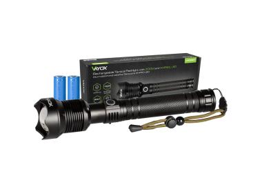 Zdjęcie: Latarka akumulatorowa XHP50 LED aluminium VA0021 VAYOX