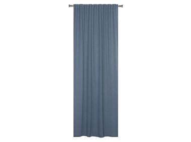 Zdjęcie: Firana z taśmą Remo 140x260 cm niebieski UNIGLOB