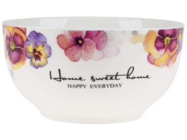 Zdjęcie: Miseczka Bratki 550 ml z porcelany New Bone DECOR