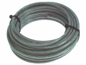 Linka stalowa w PCV 34, 200 mb ocynk HSI