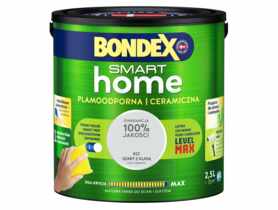 Farba plamoodporna szary z klasą 2,5 L BONDEX SMART HOME