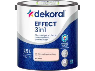 Farba plamoodporna Effect różowy brzoskwiniowy 2,5 L DEKORAL