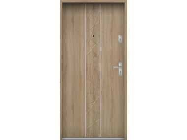Drzwi wejściowe do mieszkań Bastion A-40 Sonoma 90 cm lewe OSPŁ KR CENTER