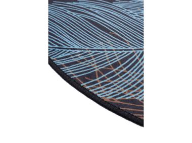 Zdjęcie: Dywan Print 3D 80 cm koło pióra MULTI-DECOR