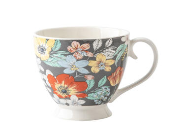 Zdjęcie: Filiżanka na stopce Jumbo Folk Flowers 350ml ALTOMDESIGN