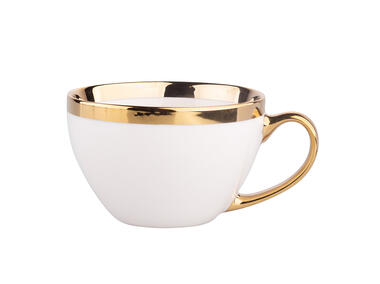 Zdjęcie: Filiżanka Jumbo Aurora Gold 400 ml kremowa ALTOMDESIGN