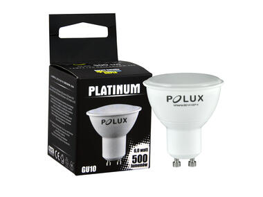 Zdjęcie: Żarówka LED GU10 SMD 6 W WW 500 lm Platinum POLUX