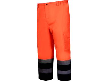 Zdjęcie: Spodnie ostrzegawcze ociepielane, pomarańczowe, L, CE, LAHTI PRO