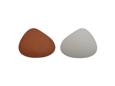 Zdjęcie: Mata stołowa Organic PVC dwustronna 44x37 cm camel-ecru ALTOMDESIGN