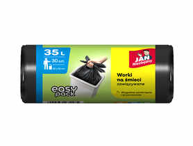 Worki na śmieci HD Easy-pack 35 L - 30 szt. czarne JAN NIEZBĘDNY