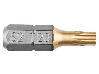 Zdjęcie: Końcówki wkrętakowe TX20 x 25 mm, 2 sztuki GRAPHITE
