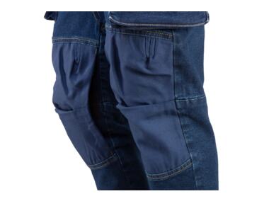 Zdjęcie: Spodnie robocze wzmocnione na kolanach XL DENIM